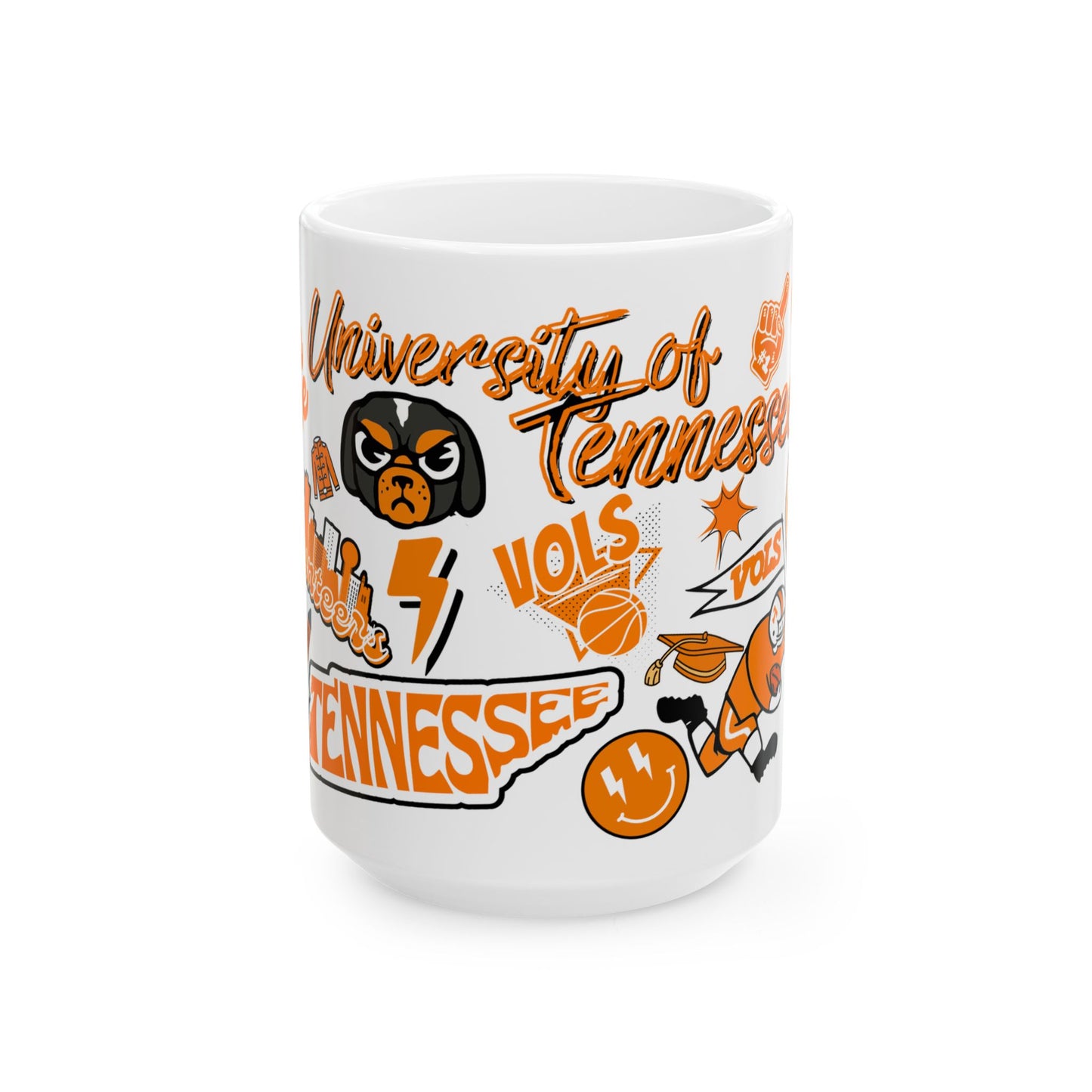 Tennessee Vols Mug | 15oz Ceramic Coffee Cup | Perfect Gift for Alumni and Fans