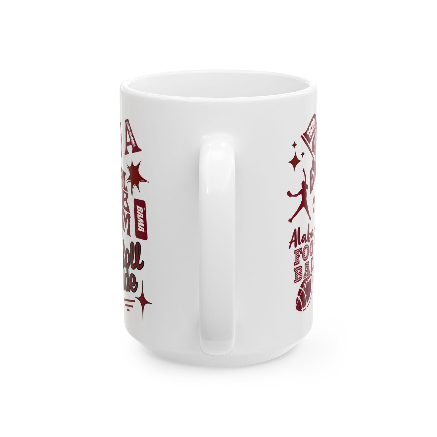 Alabama Roll Tide Mug | 15oz Ceramic Coffee Cup | Perfect Gift for Alumni and Fans