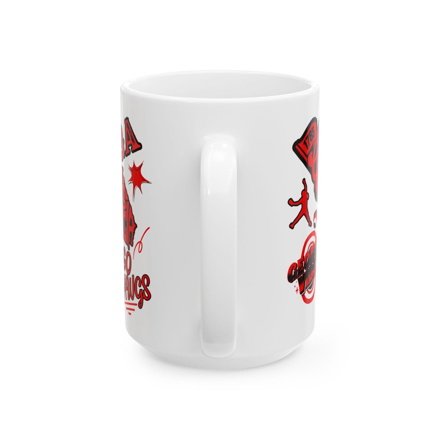 Georgia Bulldogs Mug | 15oz Ceramic Coffee Cup | Perfect Gift for Alumni and Fans